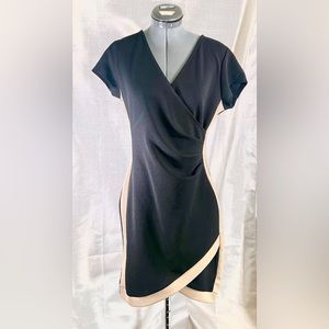 NWT Almost Famous Women Black and Tan Dress